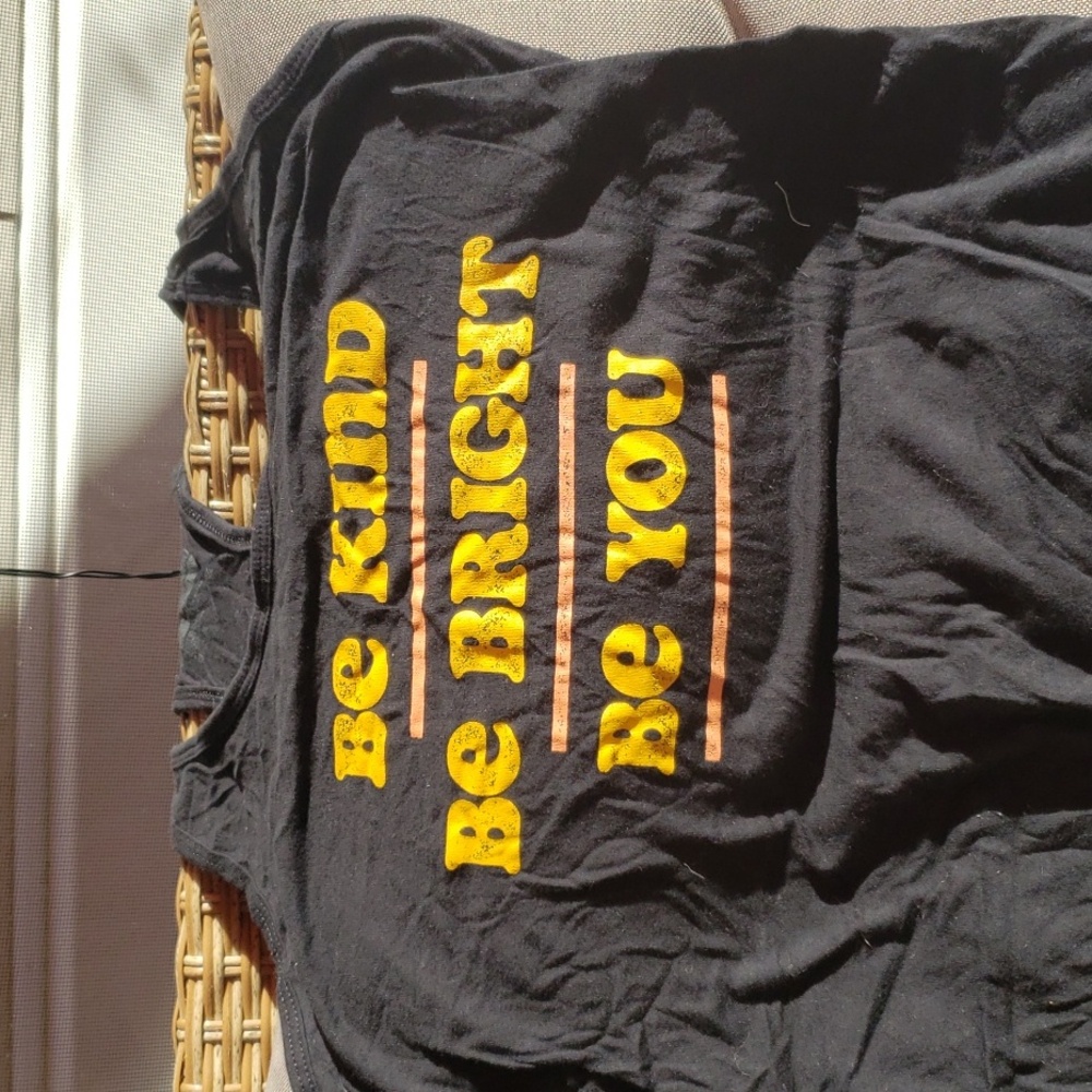 BE KIND BE BRIGHT BE YOU Racerback Tank Top